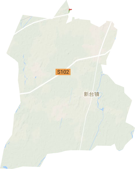 新臺(tái)鎮(zhèn)地形圖