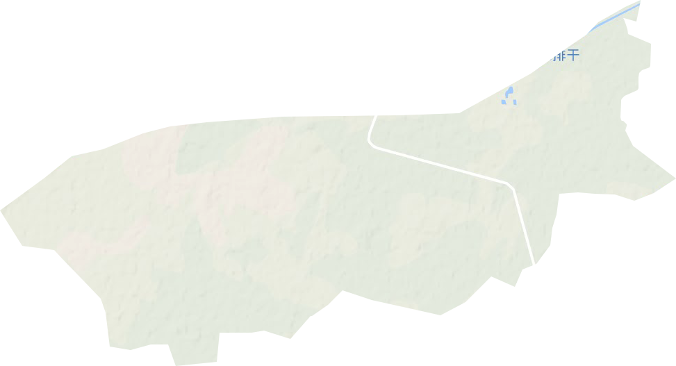 洪家農牧場地形圖