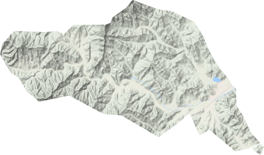 前營子鎮(zhèn)地形圖