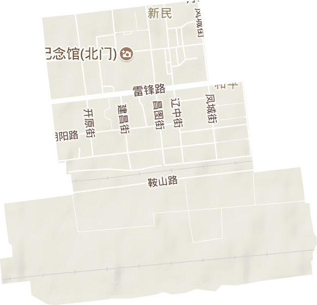和平街道地形圖