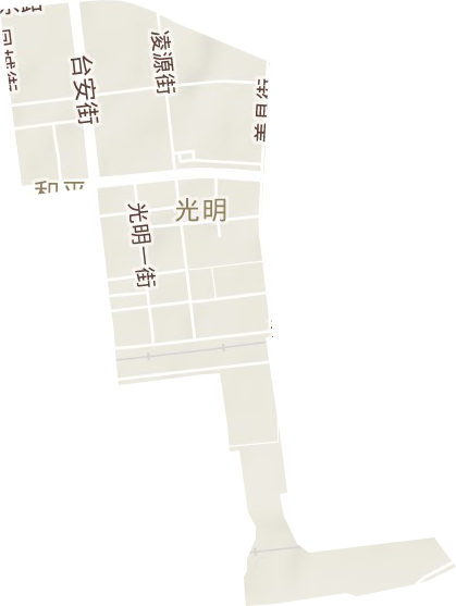 光明街道地形圖