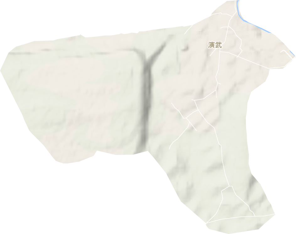 演武街道地形圖