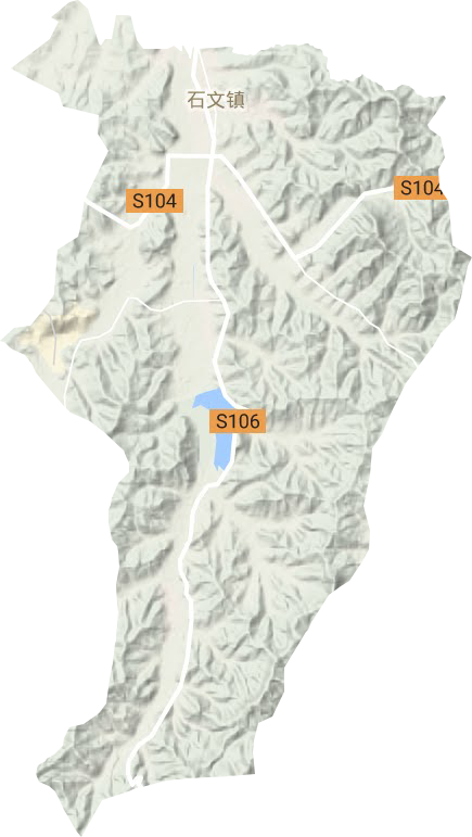 石文鎮地形圖