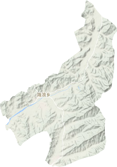海浪鄉(xiāng)地形圖