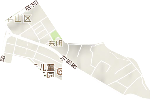 東明街道地形圖