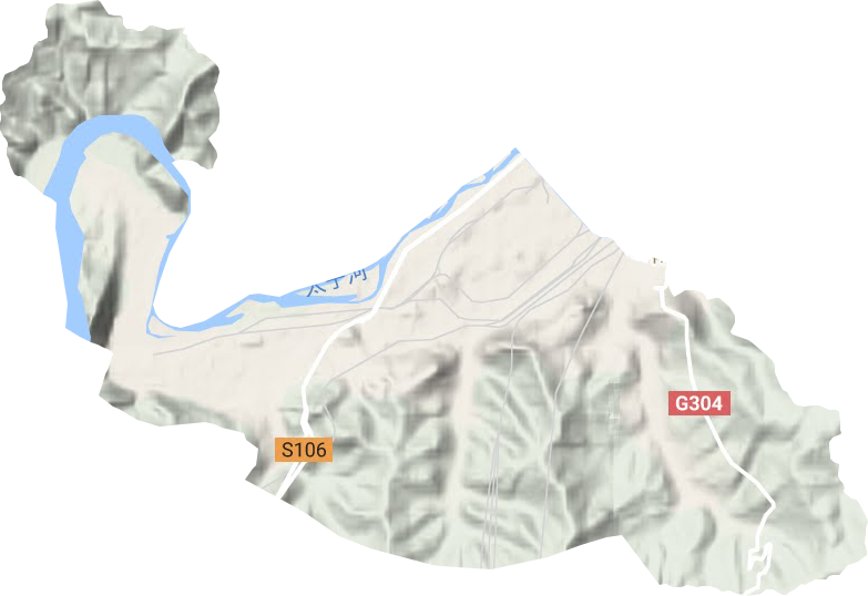 千金街道地形圖